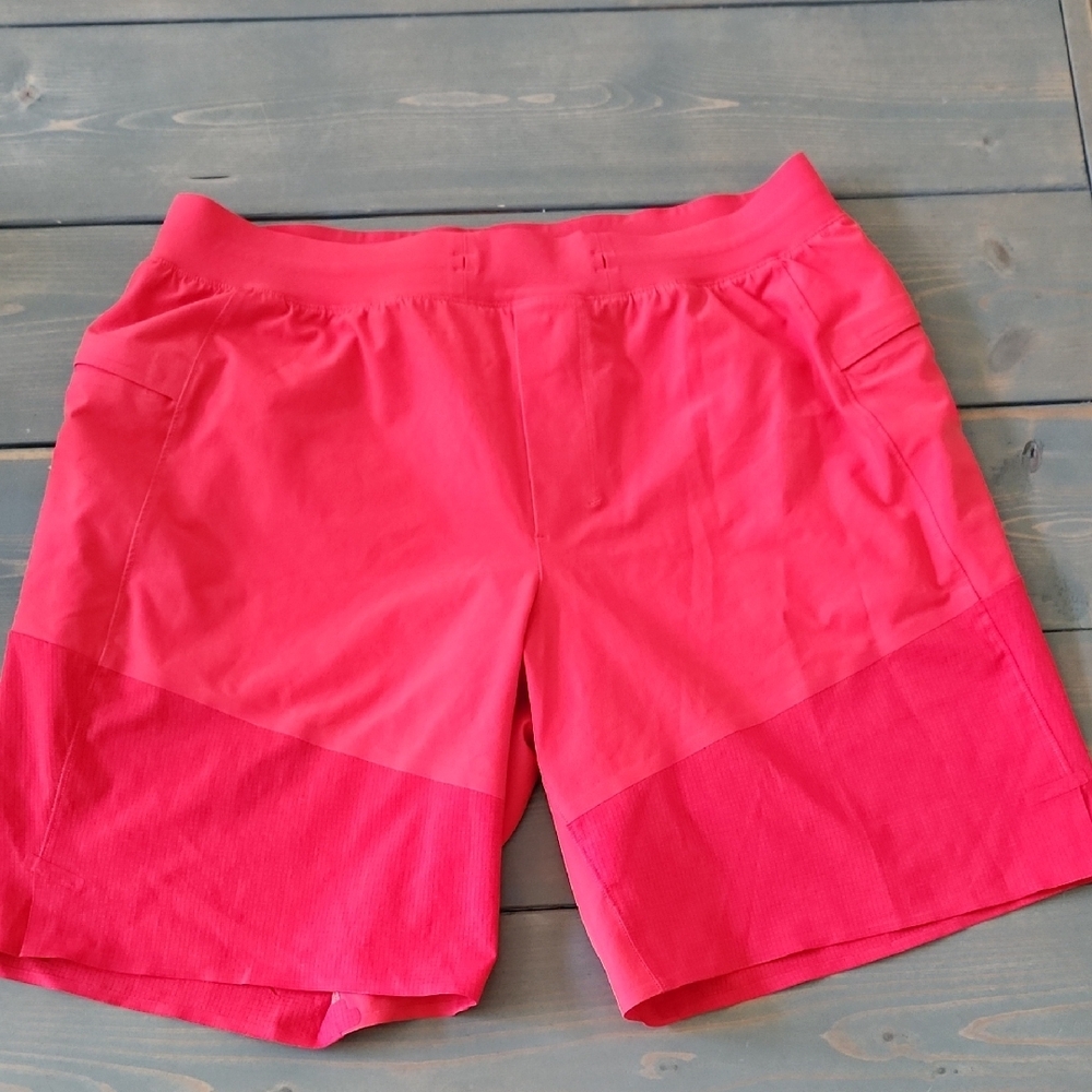 Lululemon Athletica Mens Red Athletic Shorts